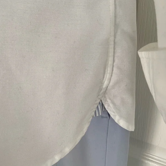 Lands End classic cotton white shirt - Picture 2 of 9